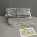 Plufl Hugl Cooling Body Pillow for Adults Made with CloudSupport Fill | U Shaped Maternity Pillows Great for Side Sleepers & Pregnant Women | Washable Cover | Grey (Standard)