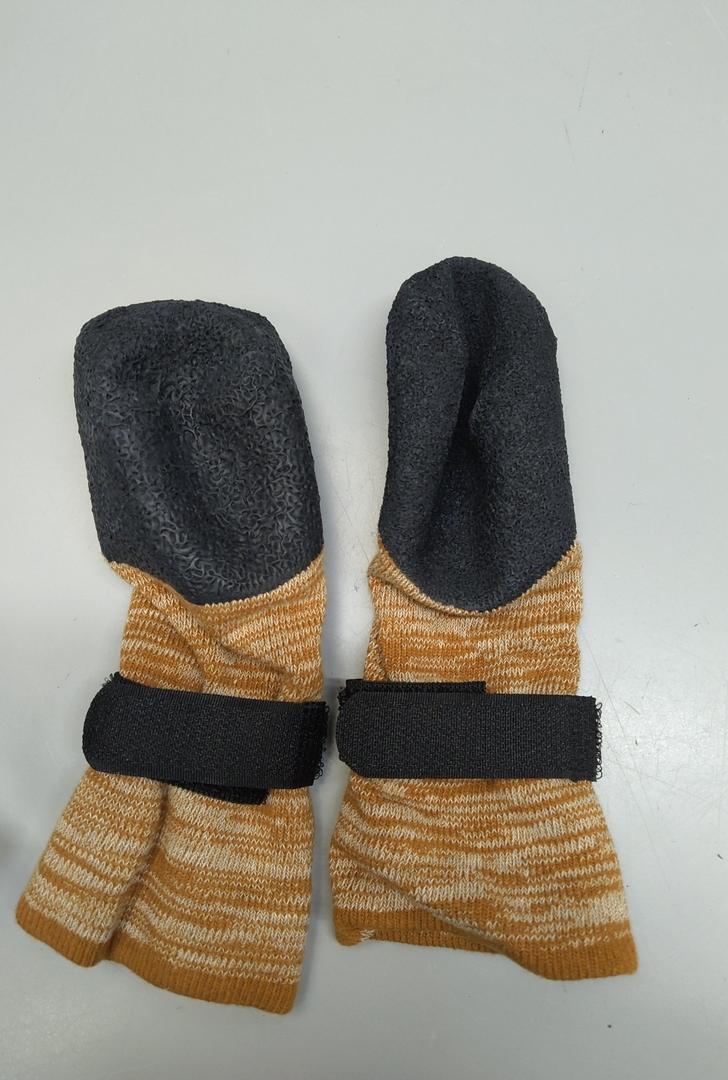 KOOLTAIL Non Slip Dog Socks to Prevent Licking Paws for Hardwood Floors, Dog Boots Shoes for Hot/Cold Pavement with Grippers Traction Control, Waterproof Paw Protector, Large