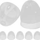 PRETYZOOM 8pcs Milk Bottle Caps Dome Lid Cap Baby Feeding Bottles Nipples Cover Diameter 2.44 Inch