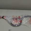 22.2 BMX Bike Handlebar 670mm, 160mm High Rise Bicycle Handlebar 6 Backsweep 3 Upsweep Steel Riser Handle Bars for E Bike, Fixie Gear, Motorcycle, Cruiser, MTB Mountain Bike, 7/8 inch