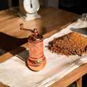 Handmade Turkish Brass Pepper Salt Spice Grinder Mill Set - ISO 9001 Certified - 4'' Shiny Copper