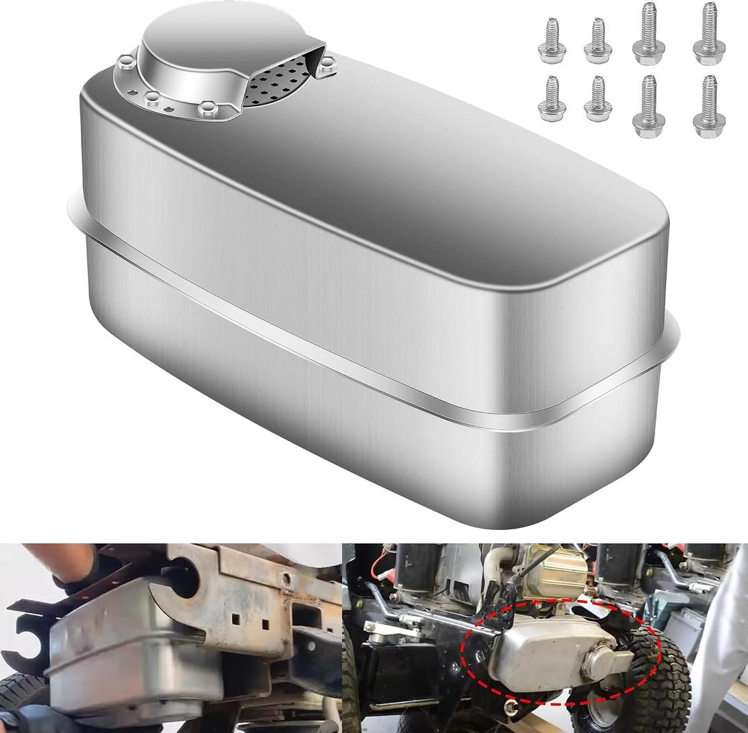 751-0616B 951-0616B Twin Inlet Exhaust Muffler for MTD Cub Cadet RZT50 RZT54 LT1018 LT1022 LT1024 GT1222 - Small Engine Lawn Mower Muffler Replacement