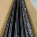 Clothes Rack - 36.2" x 21.3" x 72", 4-Bar Double Rod Rolling Metal Clothing Rack for Hanging Clothes, Portable Garment Rack with Wheels for Bedroom Laundry, Closet Wardrobe, Black