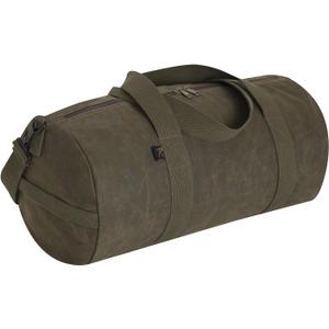 Rothco Waxed Canvas Shoulder Duffle Bag - 19 Inch, Olive Drab