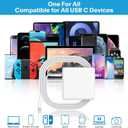 Mac Book Pro Charger-118W USB C Fast Charger Power Adapter Compatible with MacBook Pro/MacBook Air 16 15 14 13 Inch, M1 M2 M3 M4 M5, New iPad Pro and All USB C Device, 6.6ft Charge Cable