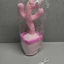 River Mill Rechargeable Dancing Talking Cactus Toy Mimics Back, Mimicking Singing Cactus Baby Toy, Educational Learning Baby Toys w/ 51 English Songs for Babies, Baby Girl Toys Gifts 18 Months+