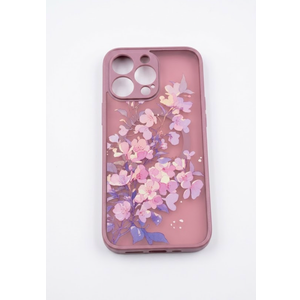 GVIEWIN for iPhone 15 Pro Case Compatible with MagSafe, [Military Grade Protection] [Screen Protector] Full Camera Protection Floral Translucent Women Magnetic Phone Case, Floratopia/Brown