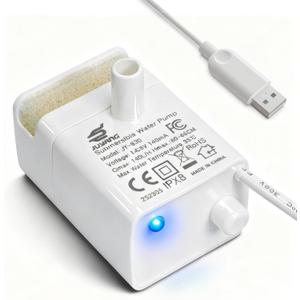 JY-830 Universal Submersible Water Pump for Pet Fountains (Auto Power-Off When Waterless)