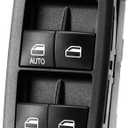 2017 2018 2019 2020 2021 2022 Cherokee Master Power Window Switch, Driver Side Window Control Button Door Lock Switch for JP Cherokee 68275252AC,68275252AD,68275252AE,DWS2252(w/o Folding Mirrors)