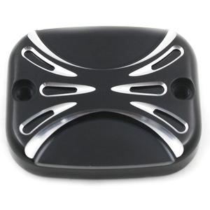 Motorcycle Brake Reservoir Master Cylinder Cover Fit for Harley Touring Road King Gliding 01-07 Softail Dyna 96-15