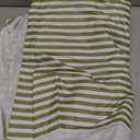 Walrus Heavy Duty Vinyl Tablecloth with Flannel Backing Waterproof Oil-Proof Plastic Table Cloth Stain-Resistant Wipeable Rectangle or Square Table Cover for Indoor and Outdoor (Stripe, 60X84 Inch)