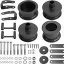 maXpeedingrods 3" Front & 3" Rear Leveling Lift Kit for Jeep Wrangler JK JKU 2WD 4WD 2007-2018, Front Rear Coil Spring Spacer Shock Extender Bracket, Gray