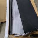 Art3d 2-Pack 108" x 12" Acoustic Wood Panels for Wall, Soundproof Wood Slat Panel for Wall and Ceiling, 3D Fluted Sound Absorbing Paneling for Interior Wall Decor, Living Room, Bedroom - Blackwood