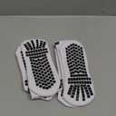 Lux Dual Grip Socks - Soccer Grip Socks for Men and Women. GripArray Performance & Comfort (Small, White, 2 Packs)