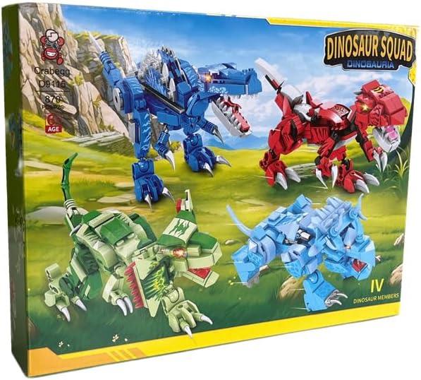 Dinosaur Sets for Kids 7 8 9 10 11 12 Years Old, Dinosaurs Building Gift for Boys (Large, Green)