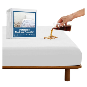 SPRINGSPIRIT Full Size Waterproof Mattress Protector, Full Mattress Cover Pad Waterproof with Deep Pocket up to 14’’, Bed Fitted Sheet