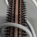 Thermal Brush 1.25 Inch Curling Iron Volumizing Heated Round Brush 1 1/4 Inch Ceramic Tourmaline Heated Hot, Multifunctional Styler Curling Wand (White, 1.25 inch)