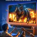 FFJ TV LED Backlight with Sensor, 14.7ft Cuttable RGB Lights That Change with TV for 55-65 Inch Screen and PC Monitor, Smart App Control, Game & Music Sync Color Changing Light