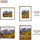 upsimples 16x20 Picture Frame, Wall Decor Poster Frames, Rustic Brown 1 Pcs