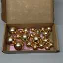 ASTARON 20 Pcs Ball Cake Topper Decorations Mini Balloons Cake Topper Sticks Gold Cake Picks Cake Balls for Graduation Wedding Birthday Cake Decorations