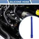 X AUTOHAUX 30mm 1.18" ID 500mm 19.69" Length 0 Degree Silicone Coolant Hose
