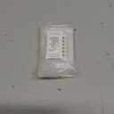 Smart Light Switch,2-Button,Aluminum Frame, Neutral Required,2.4GHz, Tuya Smart Life App,Voice Control,2.5D Curved-Edge Tempered Glass Panel,White (White Single Gang)