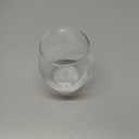 Ziliny 24 Pcs 6 oz Stemless Clear Wine Glasses Glass Cups Recyclable Drinking Glasses for Red or White Wine Cocktail Supplies Party