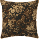 Txymbiocia Vintage Dark Brown Flowers Velvet Pillow Covers 18x18 Inch Boho Retro Abstract Floral Throw Pillows for Couch Cushion Covers Pillowcase Bohemian Farmhouse Pillow Cases for Sofa Bed Bedroom