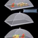 Mesh Food Covers for Outside,3 Extra Large 40"X24" Jumbo Pop-Up Mesh Food Tent Food Cover for Outside BBQ Camping Party Picnic Accessories - Outside Food Covers