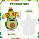 5 ft Avocado Taco Guy Cardboard Cutouts Stand Up Avocado Party Decorations Cinco de Mayo Mexican Fiesta Party Photo Booth Prop Backdrop for Cinco De Mayo Mexican Baby Shower Indoor Outdoor Decor