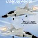 FX9631 RC Plane, 2.4GHz 4CH Brushless Remote Control Airplane 3D 6G Mode Built in Six Axis Gyroscope Aerobatics Culvert Plane, Simulated Stealth Fighter Toy Gift for Teens Adults, 3 Battery