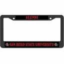 6x12.25 Inch Funny License Plate Frame for US Standard SAN Diego State University - Alumni Text License Plate Frame Stainless Steel for Front - Decor Licenses Plate Frame with 2 Holes and Screws