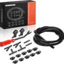 A-Premium Windshield Washer Nozzle Hose Repair Kit Compatible with Jeep Grand Cherokee 2005-2023 & Mitsubishi Galant 2009-2012, Windshield Wiper Washer Nozzle Spray Jet, Set of 22