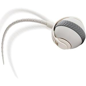 Interactive Cat Toy Ball, Automatic Moving Cat Toy with 2 Speed Modes Bite-Resistant Mouse Tail Bird Chirping Sounds Indoor Play Ball for Cats (White)