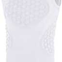 Runhit Youth Baseball Chest Protector Padded Compression Shirt Heart Rib Sternum Guard for Softball Football Lacrosse Large