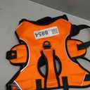 Rabbitgoo Escape-Proof Dog Harness Large Dog with Handle, Anti-Pull Reflective Working Service Pets Vests, 3 Points Breathable Pets Vests, Adjustable Lift Support Body Harness Outdoor Orange Size L