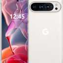 ANNSD for Google Pixel 9/9 Pro Case,Magnetic Shockproof with Translucent Protective Cover,Slim Full Body Drop Protection for Wireless Charging(Matte Clear)