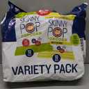SkinnyPop Variety Pack Original and White Cheddar Popcorn, Gluten Free, Vegan Popcorn, Non-GMO, Healthy Popcorn Snacks, Skinny Pop, 0.5oz Individually Sized Bag (20 Count) Expiration Date 06.12.2025
