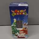 Lighted Christmas Decorations Snow Globe Lantern with Music Santa Lamp Post LED Battery or USB Powered Christmas Musical Lantern Holiday Decor Gift Village Display for Home Table Ornament