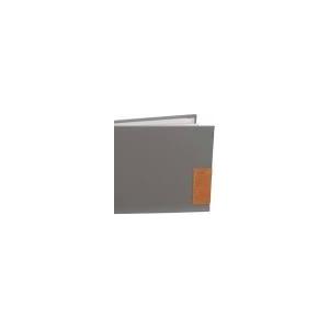 Malden Internationall Designs 1  Piece Hardcover Leatherette Brag Book Album PDQ Tray Tag Photos Gray