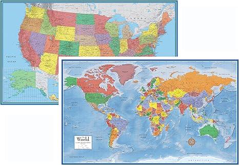 RM Dry US Map Wall