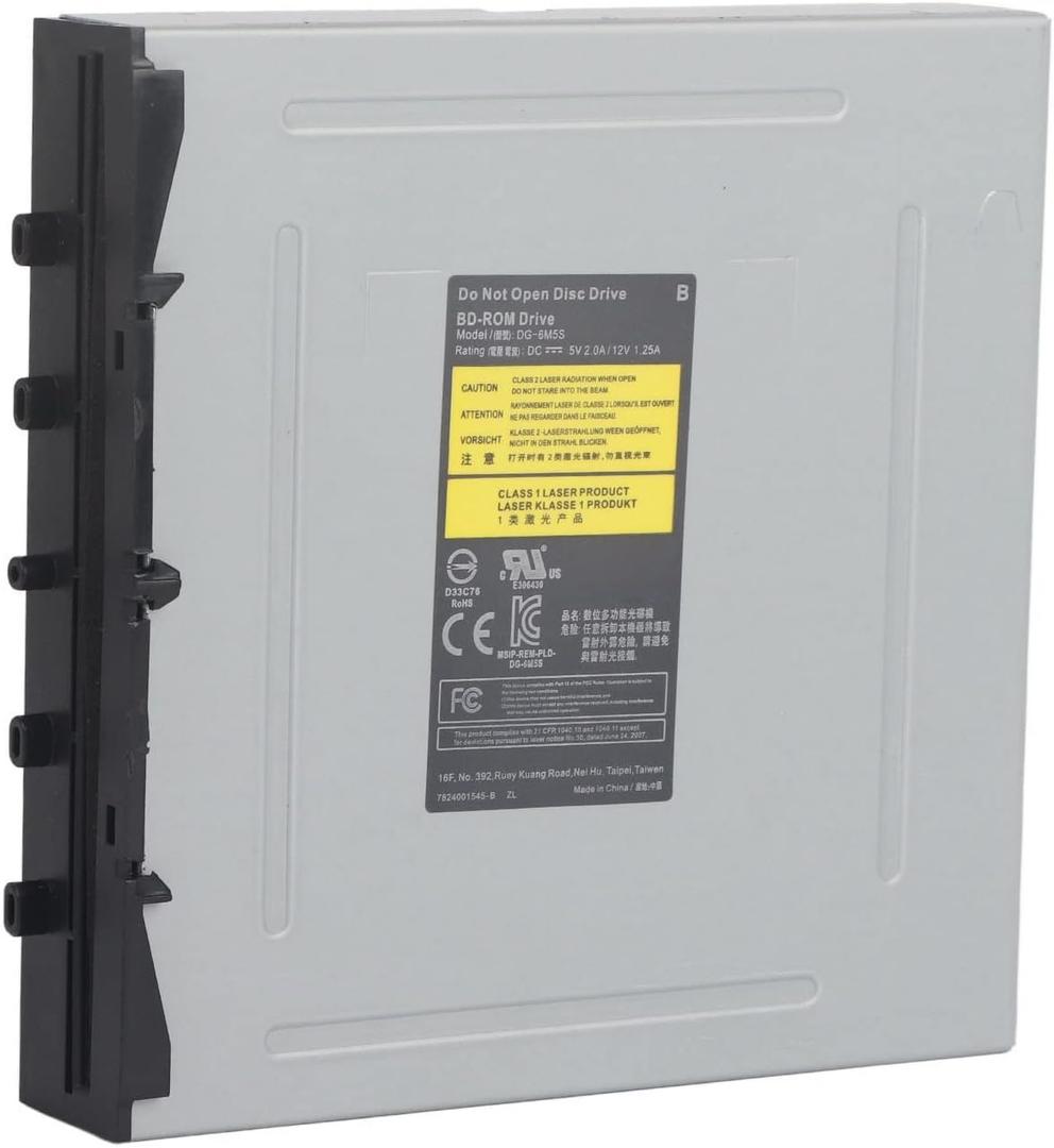 DG-6M5S-01B for One X Disc Drive Replacement, DG-6M5S DG-6M5S-02B Built in Drive Aluminum Alloy Portable Fit for One X DG 6M5S Game Console