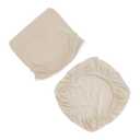 Office Chair Cover, High Stretch Seat Cover Anti Slip Fitted Rotating Chair Slipcovers Soft Chair Protector Cover, Beige-One Size, 4 Pack