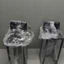 Kalium Porch Lights Outdoor Wall Light Fixture 2pcs, Matte Black, Wall Sconce 12.4 in, Toughened Frame, Clear Glass Shade, Waterproof Lanterns, Suitable for Patio, Exterior, Front, Door, Entryway