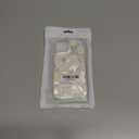 Compact for iPhone 15 Case Shiny Silver Larger Checkered Design Phone Case, Cute Trendy Soft Slim TPU Shockproof Protective Cover for Women Girls Aesthetic Glitter, White