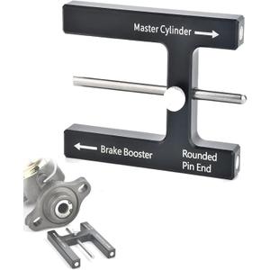 Shkalacar Brake Booster Push Rod Adjustment Tool, Brake Booster Push Rod for Braking Distance of Brake Pedal, Master Cylinder Push Rod Length Gauge Suit for Most Brake Boosters with Adjustable Pins