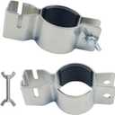 2 Pcs Adjustable Pipe and Drape Clamps for 1.5" or 2" Brackets Backdrop Stand, Drape Support Clamps for Back Drop Adjustable Stand Wedding Drapes Background Decorations Party Pipe Drape Backdrop Stand