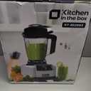 Powerful Blender for Kitchen 1500W, 68 Oz Large Capacity Countertop Blender for Smoothie with Stainless Steel Blades, BPA Free, Frozen Drinks, Ice Crush, Protein Shakes (Silver)