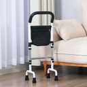 Stand Assist(White)-Mobility Standing Aid Rail for Couch, Chair, Bedside, Toilet. Assistance Handle for People with Limited Mobility. Safety Grab Bar for Standing, Walking, Up and Down The Stairs