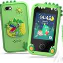 Kids Smart Phone Toys for Girls,Christmas Birthday Gifts for Girls Age 3-10 Kids Cell Phone Toys with 2.8" Touchscreen 20 Learning Games Dual Camera Music Player, 8G SD Card (Green)